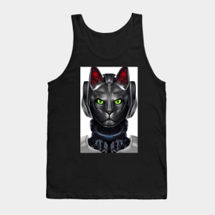 Robot Cat Tank Top